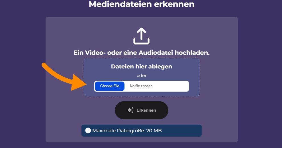 Schritt 1. Datei auswählen